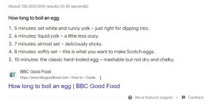 featured-snippet- google